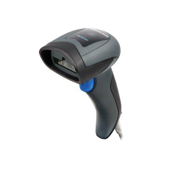 Vonalkódolvasó 1D Datalogic QuickScan I QD2131 linear imager USB kit fekete fotó, illusztráció : QD2131-BKK1