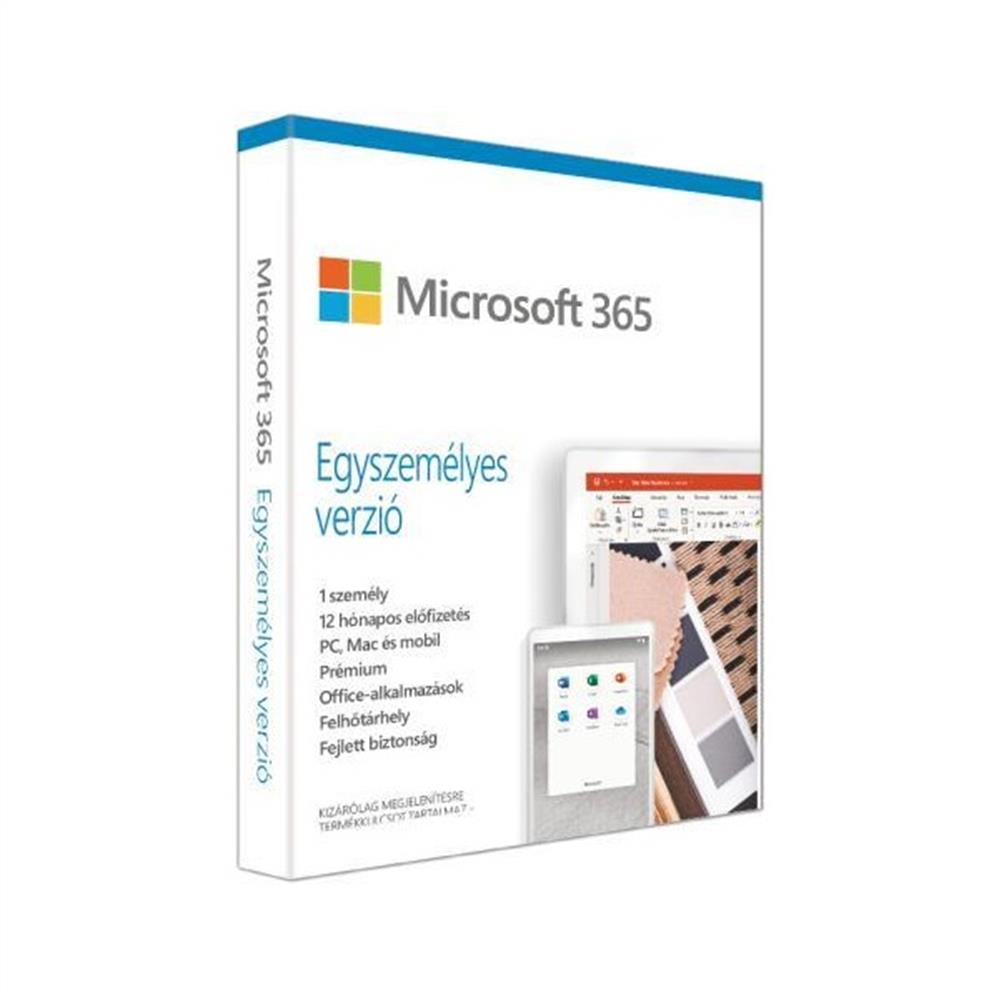 Microsoft 365 Personal (Egyszemélyes verzió) P6 HUN 1 Felhasználó 1 Eszköz 1 év fotó, illusztráció : QQ2-00995