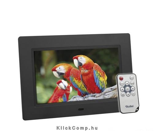 Rollei Degas DPF-70 7  fekete digitális képkeret fotó, illusztráció : R30217