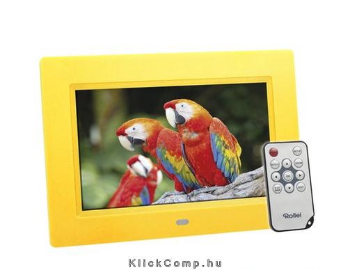 Rollei Degas DPF-70 7  sárga digitális képkeret fotó, illusztráció : R30219