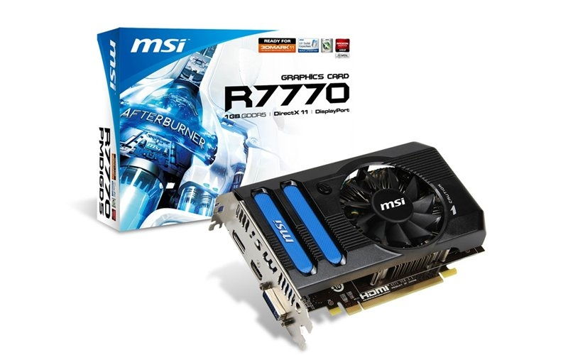 PCI-E AMD HD7770 1024MB, GDDR5, 128bit, 1000/4500Mhz, DVI, HDMI, DP, Aktív fotó, illusztráció : R7770-PMD1GD5
