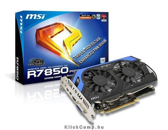 R7850 Power Edition 2GD5/OC AMD 2GB GDDR5 256bit PCI-E videokártya fotó, illusztráció : R7850-POWER-EDITION