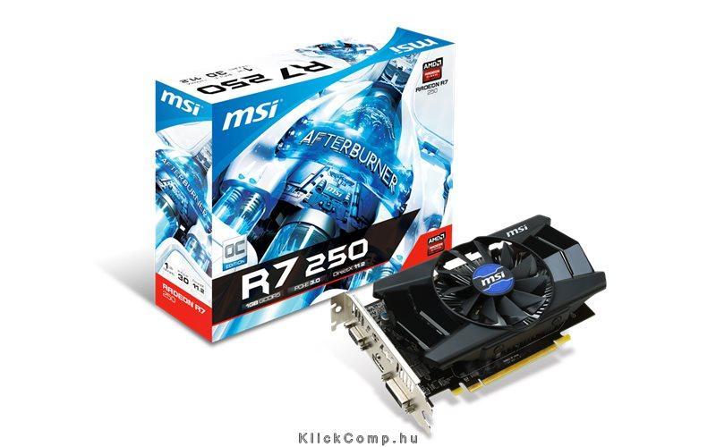 R7 250 1GD5 OC AMD 1GB DDR3 128bit PCIe videokártya fotó, illusztráció : R7-250-1GD5-OC
