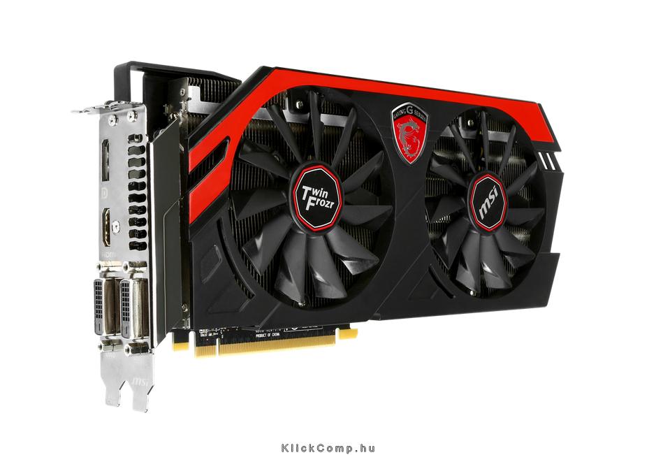 R9 290 Gaming 4G AMD 4GB GDDR5 512bit PCIe videokártya fotó, illusztráció : R9-290-4G-GAMING