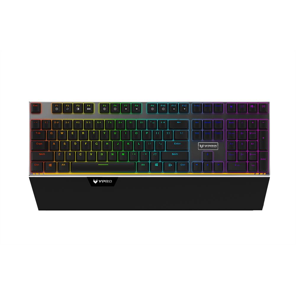 Akció Billentyűzet Gamer USB Rapoo V-Series V720RGB fekete HU fotó, illusztráció : RAPOO-216871