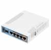 WiFi router MikroTik Vezeték nélküli Router hAP ac 5x GbE LAN 1x GbE SFP Dual-band RB962UIGS-5HACT2HNT Technikai adatok