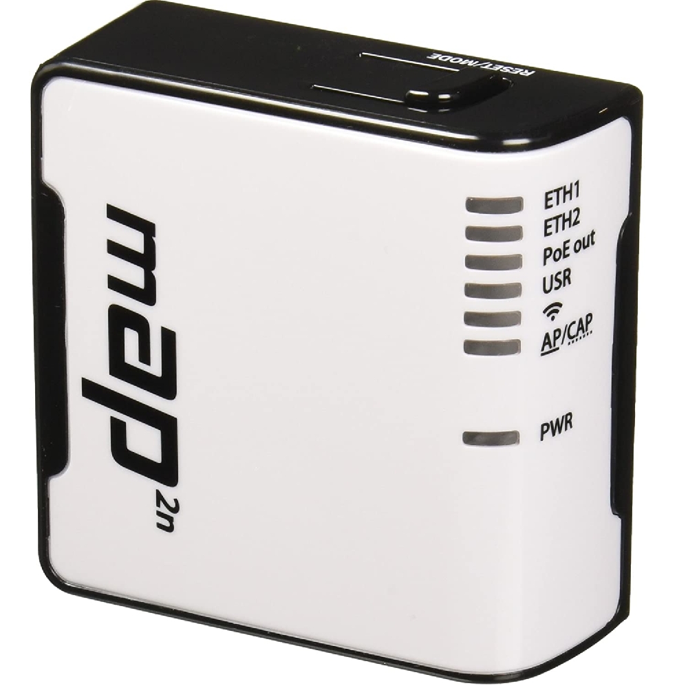 WiFi router MikroTik mAP 64MB RAM, 2xLAN, 2,4GHz integrált antennás fotó, illusztráció : RBMAP2ND