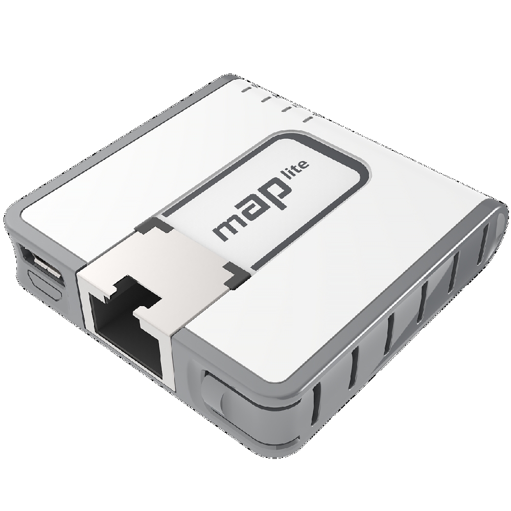 WiFi router MikroTik mAP lite 64MB RAM, 1xLAN, 2,4GHz integrált antennás fotó, illusztráció : RBMAPL-2ND