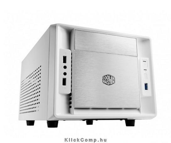 Számítógépház miniITX ház COOLER MASTER Elite 120 Advanced táp nélküli fehér fotó, illusztráció : RC-120A-WWN1