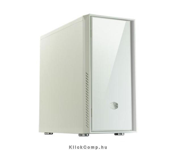 Számítógépház ATX ház COOLER MASTER Silencio 550 táp nélküli fehér fotó, illusztráció : RC-550-WWN1