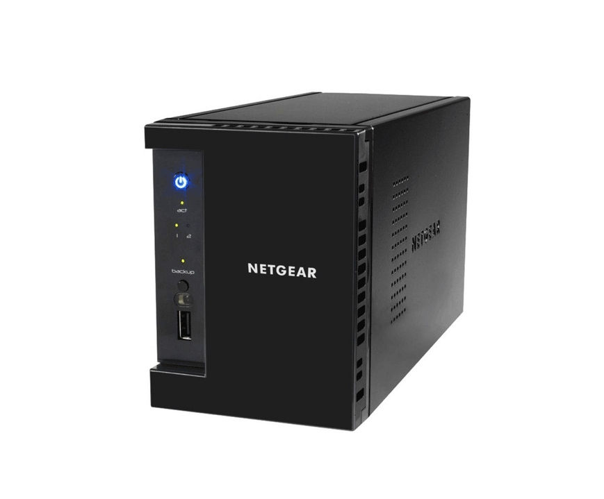 READYNAS -100EUS 2 BAY DISKLESS, CPU 1,2GHz, 512MB RAM, 1x GbE fotó, illusztráció : RN10200