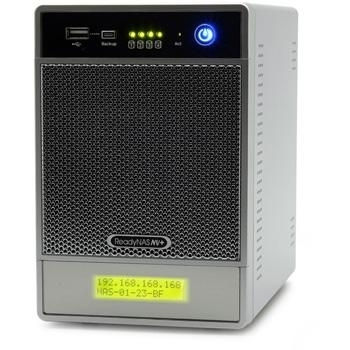RNAS NV+ 4 bay Gigabit storage, 2x 1TB Szervizben 5 év fotó, illusztráció : RND4210EUS
