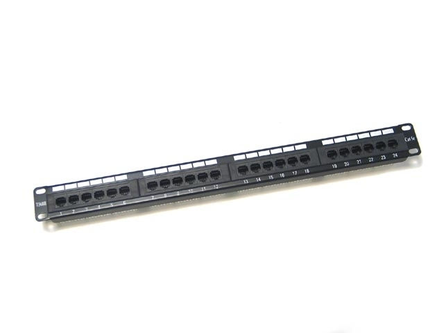 UTP PANEL 24P CAT5E RACK fotó, illusztráció : RNUTP5249