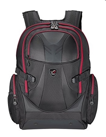 17  notebook hátizsák ASUS ROG XRANGER fekete-piros fotó, illusztráció : ROGXRANGERBACKPACK