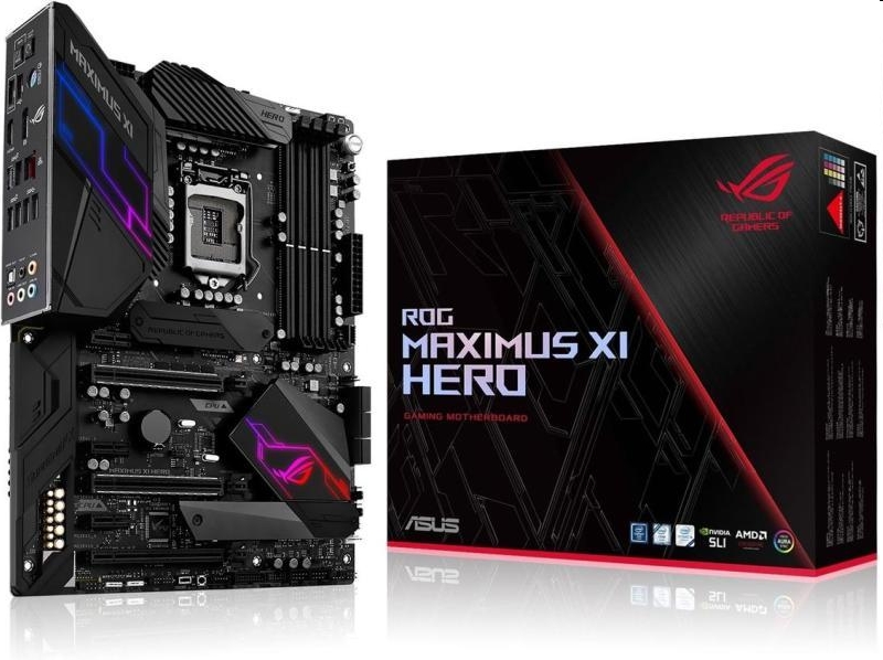 Alaplap Z390 LGA1151 ASUS ROG MAXIMUS XI HERO ATX fotó, illusztráció : ROG-MAXIMUS-XI-HERO