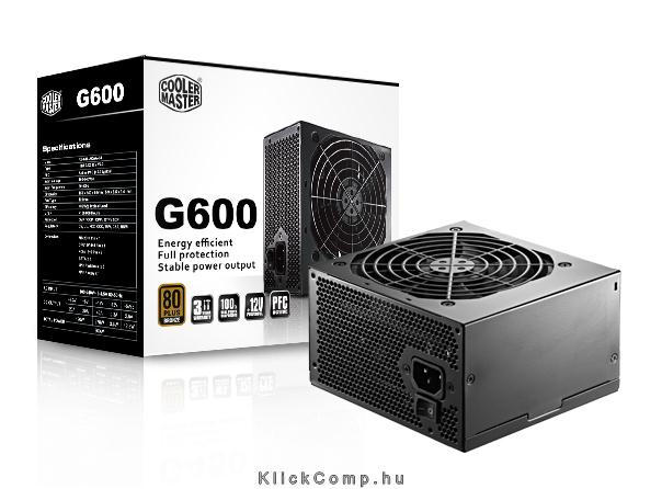 Cooler Master tápegység 600W G600 fotó, illusztráció : RS600-ACAAB1-EU