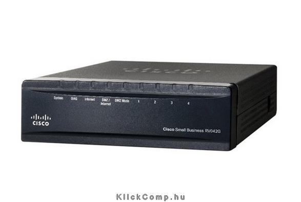 Cisco RV042G Dual Gigabit WAN VPN Router fotó, illusztráció : RV042G-K9-EU