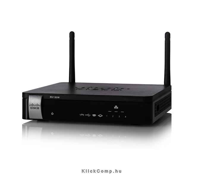 WiFi router Cisco RV130W Vezeték nélküli N300 Gigabit VPN fotó, illusztráció : RV130W-E-K9-G5