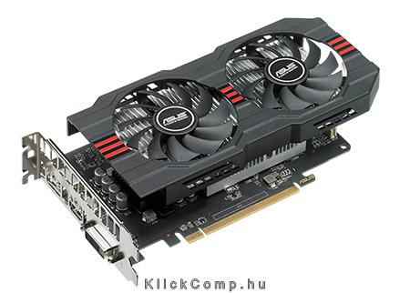 VGA RX-560 4GB DDR5 OC PCI-Ex16x ASUS AMD Videokártya fotó, illusztráció : RX560-O4G