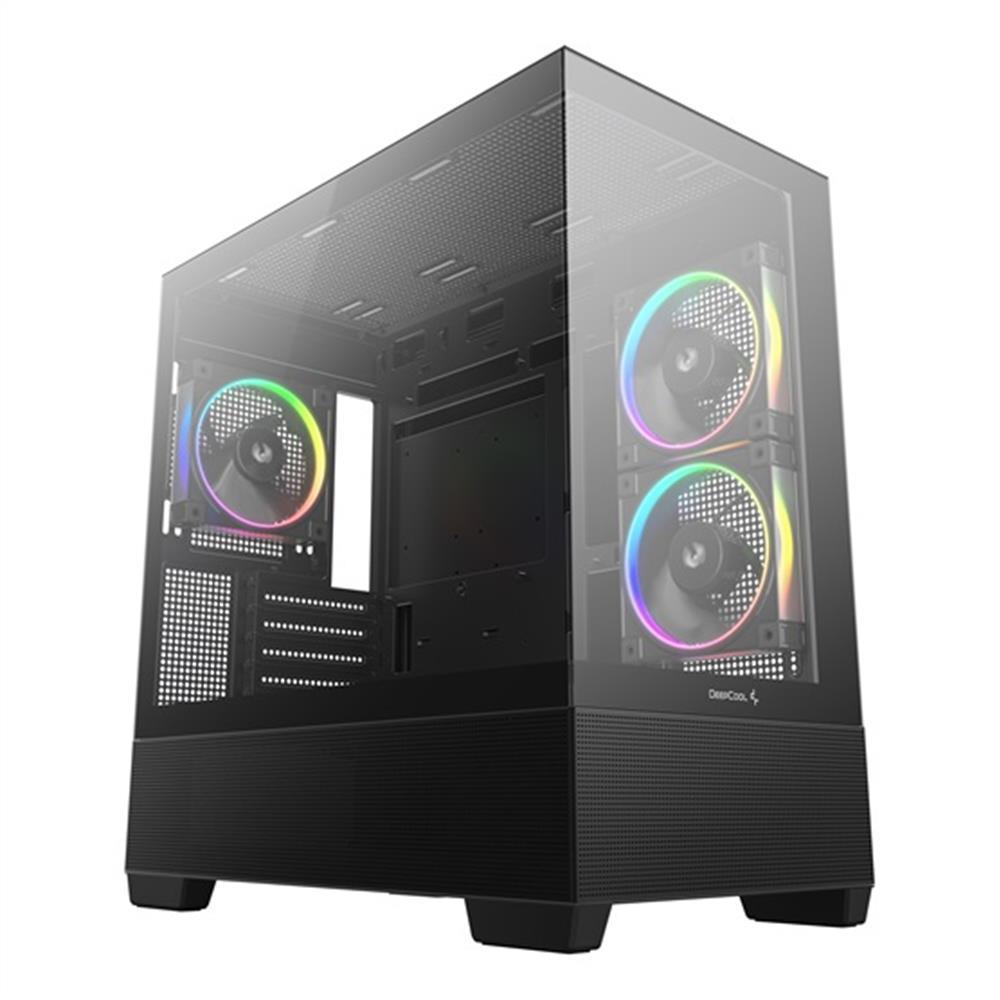 Számítógépház mATX DeepCool Micro CG380 MidTower fotó, illusztráció : R-CG380-BKAGM3-G