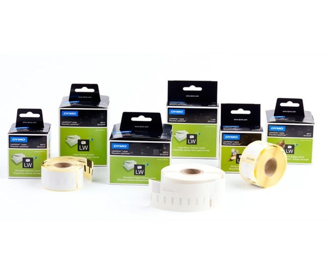 Etikett, LW nyomtatóhoz, 57 mm átmérőjű, 160 db etikett, fotó, illusztráció : S0719250