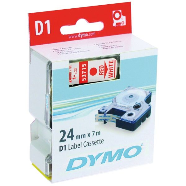 címke LM D1 alap 24 mm piros/fehér fotó, illusztráció : S0720950