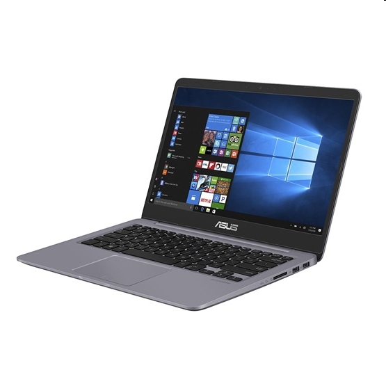 Asus laptop 14  FHD i7-8550U 8GB 256GB SSD MX150-4GB Win10 Sötétszürke VivoBook fotó, illusztráció : S410UN-EB155T