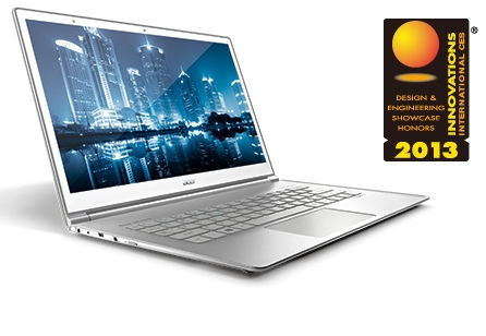 Acer S7-391 fehér TOUCH ultrabook 3év 13.3  laptop HD Core i5 3317U 4GB 128GB S fotó, illusztráció : S7391-53314G12aws