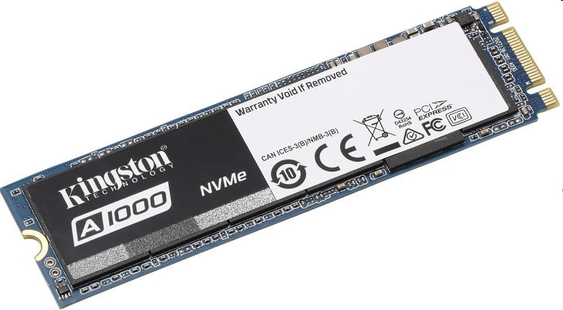 240GB SSD M.2 NVMe 2280 Kingston A1000 SA1000M8/240G fotó, illusztráció : SA1000M8_240G