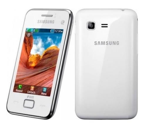 GT-S5220 Star III Pure White mobiltelefon fotó, illusztráció : SAMSUNG51818