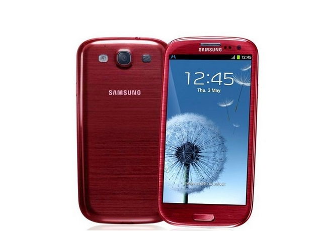 GT-i9300 Galaxy S3 16GB Garnet Red mobiltelefon fotó, illusztráció : SAMSUNG52782