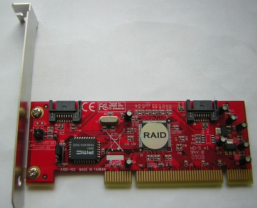 SATA RAID Kártya, 2port PCI,kábel nélkül fotó, illusztráció : SATA102