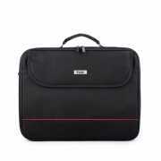 Notebook táska 15,6" fekete piros dekor csíkkal TOO SBSW028B156 fotó
