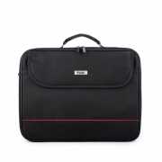 Notebook táska 15,6" fekete piros dekor csíkkal TOO SBSW028B156 fotó