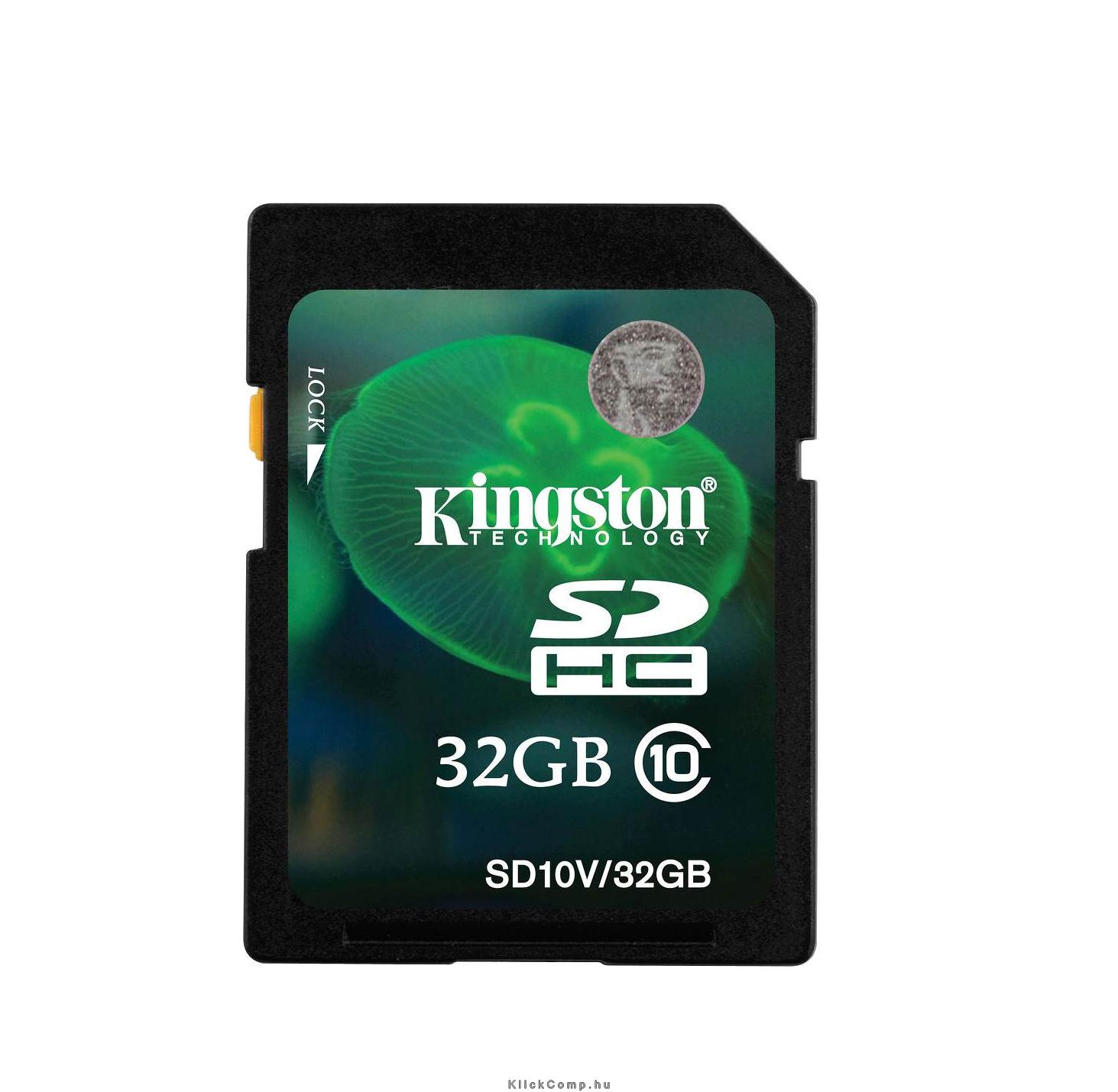 32GB SD SDHC Class 10 UHS-I SD10V/32GB memória kártya fotó, illusztráció : SD10V_32GB