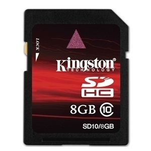 Memóriakártya SDHC 8GB CLASS 10 fotó, illusztráció : SD10_8GB