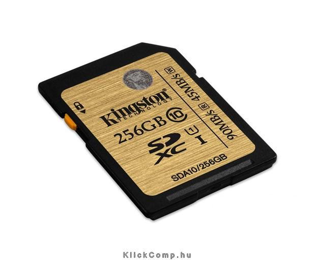 256GB SD SDXC Class 10 UHS-I SDA10/256GB memória kártya fotó, illusztráció : SDA10_256GB