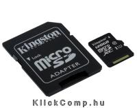 Memória-kártya 128GB SD micro SDXC Class 10 Kingston SDC10G2 128GB ada Vásárlás SDC10G2_128GB Technikai adat