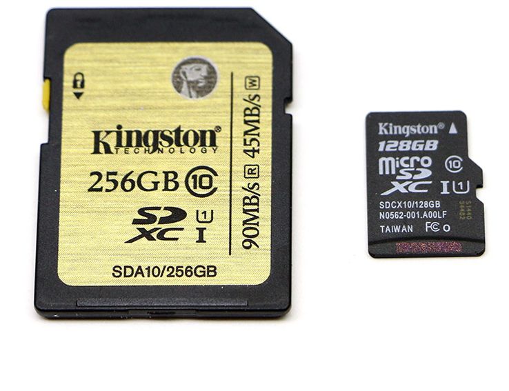 Memória-kártya 256GB SD micro SDXC Class 10 UHS-I Kingston SDC10G2/256GB adapte fotó, illusztráció : SDC10G2_256GB