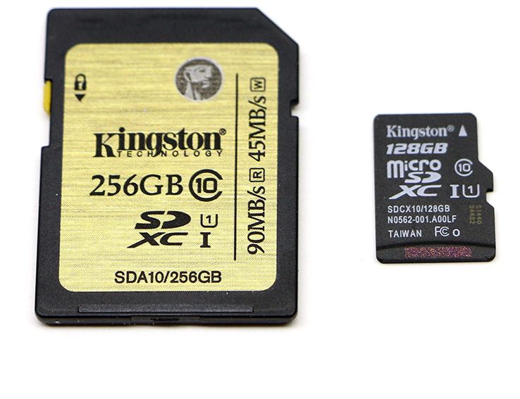 Memória-kártya 256GB SD micro SDXC Class 10 UHS-I Kingston SDC10G2/256GB adapte fotó, illusztráció : SDC10G2_256GB