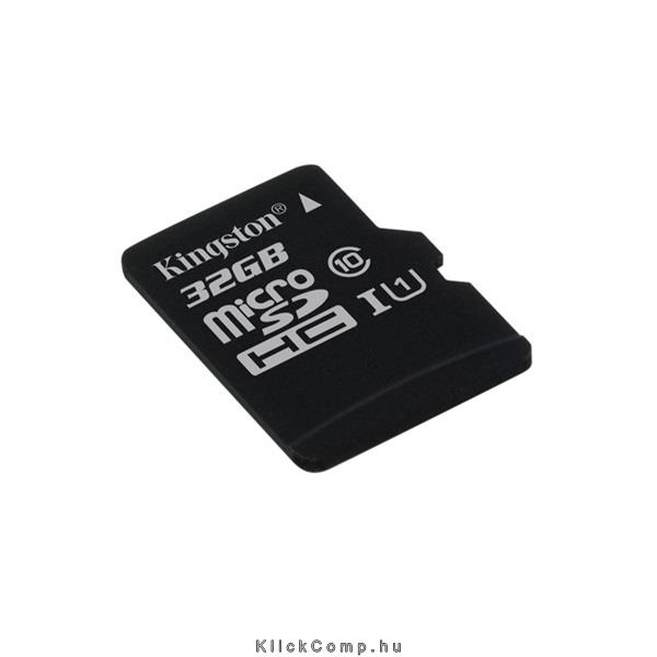 Memória kártya 32GB SD micro SDHC Class 10 UHS-I Kingston SDC10G2/32GBSP fotó, illusztráció : SDC10G2_32GBSP