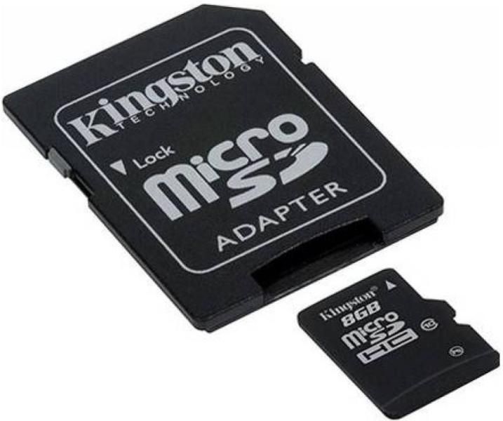 Memória-kártya 8GB SD micro SDHC Class10 Kingston SDC10G2/8GB adapterrel fotó, illusztráció : SDC10G2_8GB