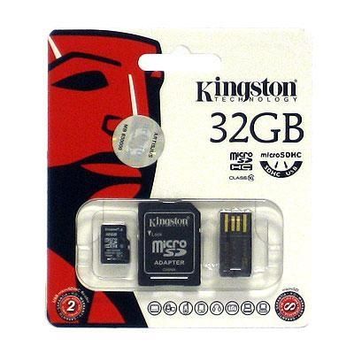 Memória-kártya 32GB microSDHC Class10 Kingston SDC10 + adapter fotó, illusztráció : SDC10_32GB