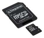 16GB SD micro SDHC Class 4 SDC4/16GB memória kártya adapterrel fotó, illusztráció : SDC4_16GB