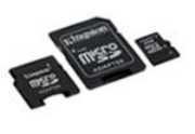 Iskolakezdési akció 2013: Kingston Memóriakártya MicroSDHC 32GB CLASS 4 + 2 adapter