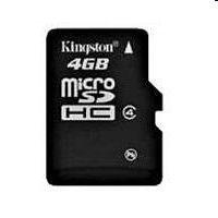 Memóriakártya 4GB microSDHC Class 4 SDC4/4GBSP memória kártya fotó, illusztráció : SDC4_4GBSP