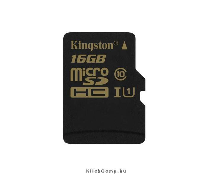 16GB SD micro SDHC Class 10 UHS-I SDCA10/16GBSP memória kártya fotó, illusztráció : SDCA10_16GBSP