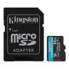 Memória-kártya 64GB SD micro adapterrel (SDXC Class 10  UHS-I U3) Kingston Canvas Go! Plus SDCG3/64GB                                                                                                   