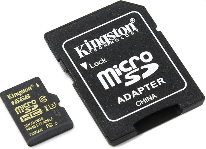 Memória-kártya 16GB SD micro Kingston SDCG/16GB adapterrel fotó, illusztráció : SDCG_16GB