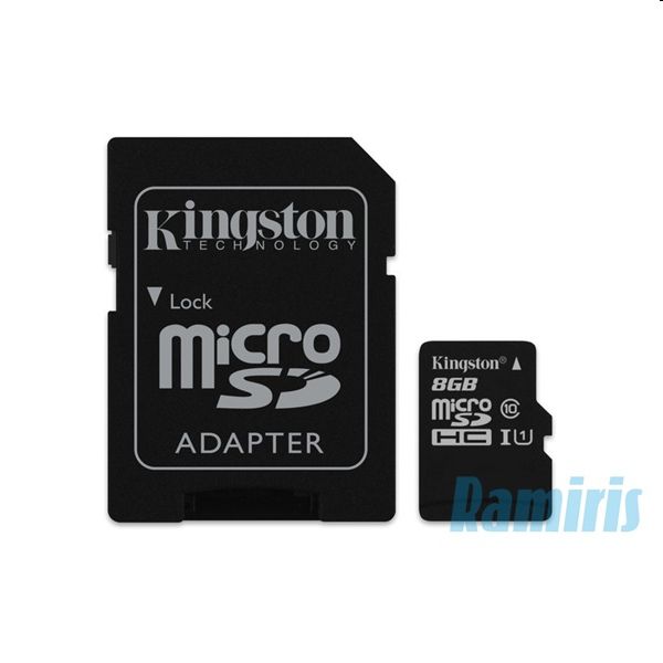 Memória-kártya 8GB SD micro Industrial Temp Card SDHC Class 10 UHS-I Kingston S fotó, illusztráció : SDCIT_8GB